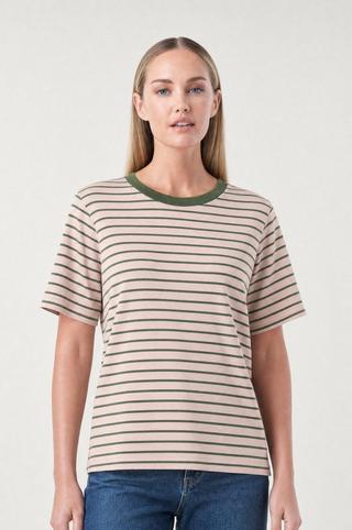 SHORT SLEEVE STRIPE TEE