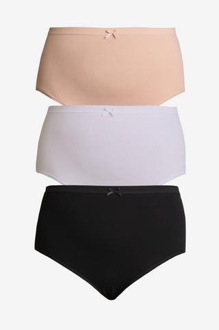 3 PACK HIGH CUT BAMBOO PANTIES