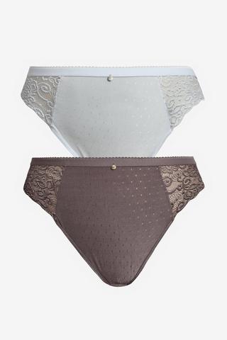 2 PACK HIGH CUT PANTY PACK