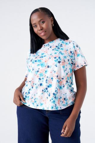 FLORAL PRINT TEE