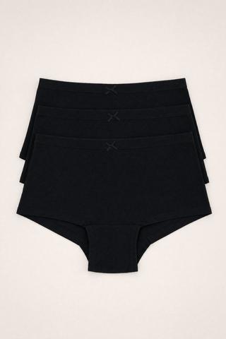 3 PACK BOYLEG COTTON PANTIES