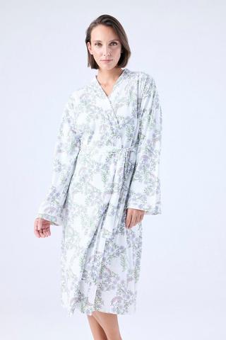 LONG SLEEVE FLORAL GOWN