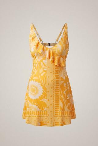 WONDERFIT RUFFLE COSTUME YELLOW