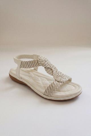 WONDERFIT WHITE SANDALS