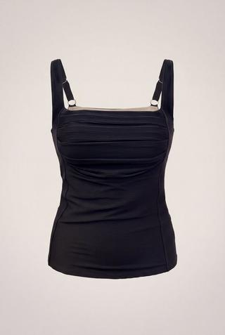 TEXTURED TANKINI TOP