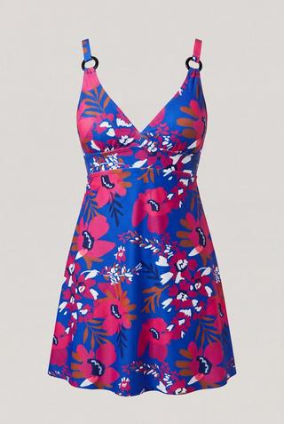 WONDERFIT FLORAL SWIMDRESS