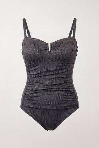 WONDERFIT TEXTURED SWIMSUIT
