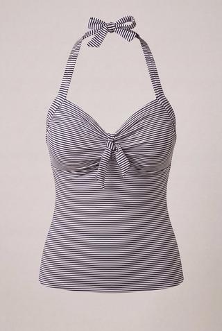 HALTER NECK TANKINI TOP
