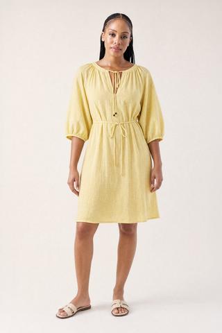ALINE DRESS YELLOW