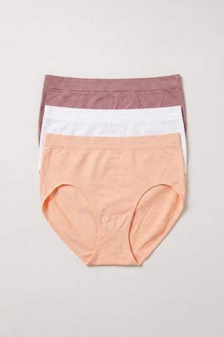 3 PACK FULL BRIEF PANTIES