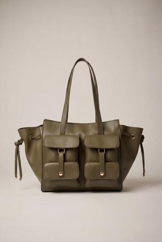 MULTI POCKET TOTE BAG FATIGUE