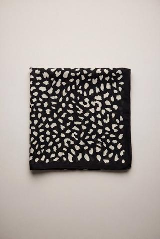 LEOPARD PRINT SCARF 70X70