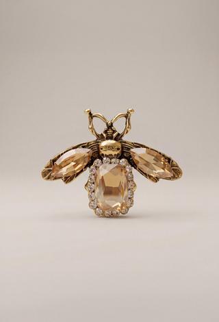 STATEMENT BEE GEM BROOCH