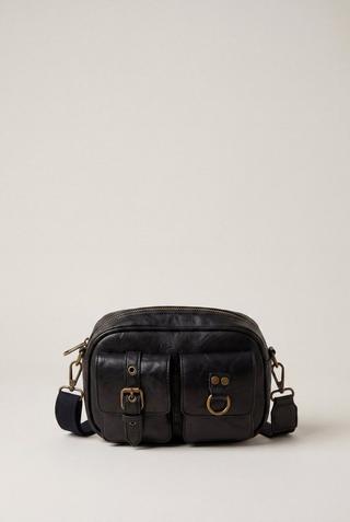 BUCKLE POCKET SLINGBAG BLACK