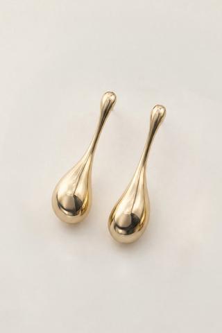 OBLONG TEAR DROP EARRINGS
