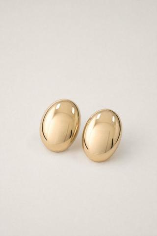 PVD GOLD STUD EARRINGS