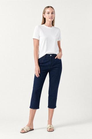 WONDERFIT EMBROIDERED CROP