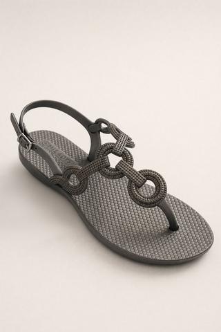 SLINGBACK SANDALS GREY