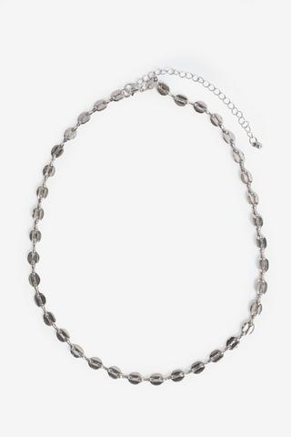 PVD SILVER LINK CHAIN