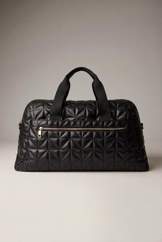 WEEKENDER BAG QUILT BLACK