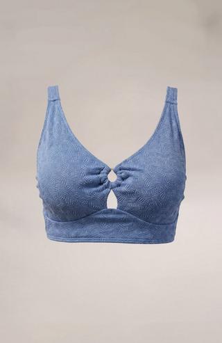 TEXTURED BIKINI TOP