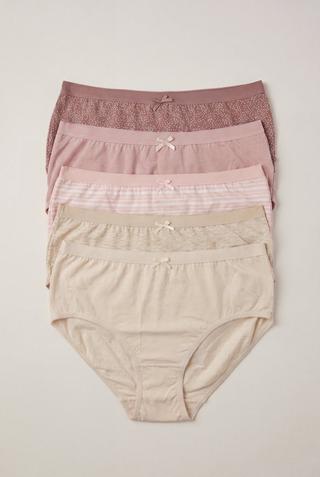 5 PACK FULL BRIEF PANTY PACK