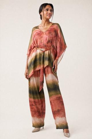 OMBRE SATIN PANTS