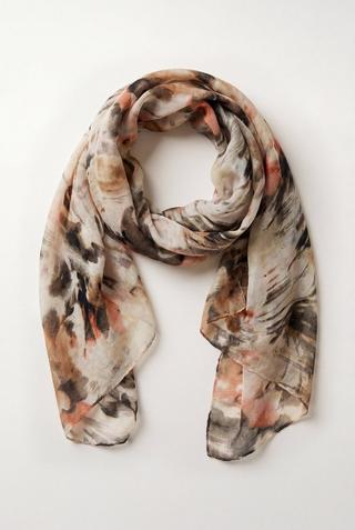 LIGHT WEIGHT FLORAL SCARF