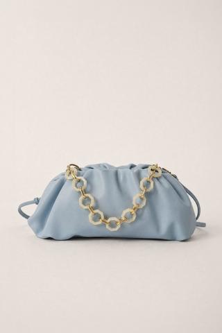 POUCH BAG LIGHT BLUE