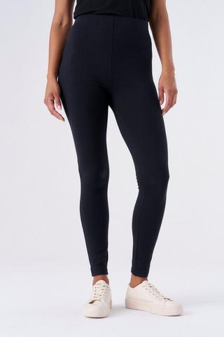 COTTON LYCRA LEGGING BLACK