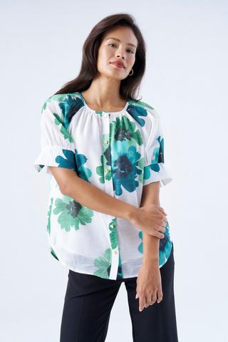 FLORAL PRINT BLOUSE