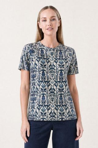 ORNATE PRINT SHORT SLEEVE T-SHIRT