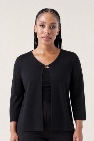 KNIT COVER UP BLACK