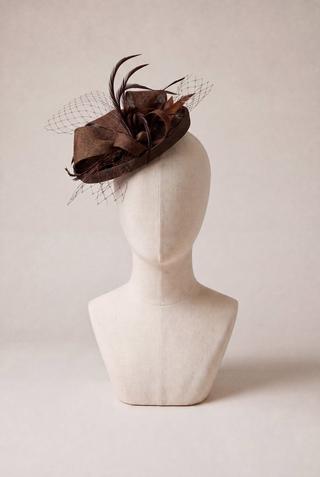 FASCINATOR CHOC BROWN