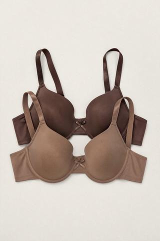 2 PACK UNDERWIRE BRA