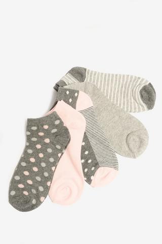 5 PACK TRAINER SOCKS