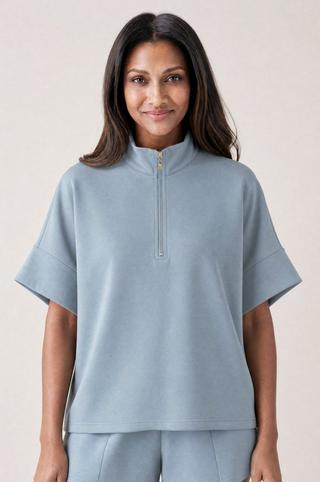 ULTRA SOFT QUARTER ZIP TOP