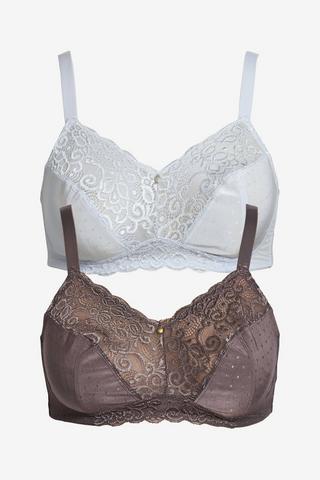 2 PACK NON WIRED NON PADDED BRA PACK