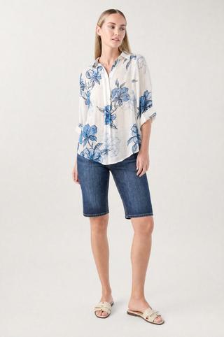 DENIM BERMUDA SHORTS