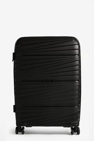 MEDIUM LUGGAGE BLACK 24inch - Pierre Cardin