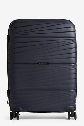LARGE LUGGAGE NAVY 28inch - Pierre Cardin