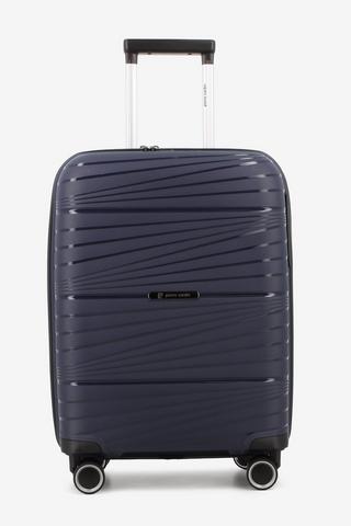 HARD CASE LUGGAGE 20INCH NAVY - Pierre Cardin