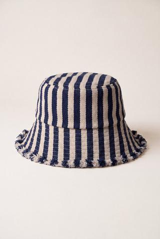 STRIPED BUCKET HAT
