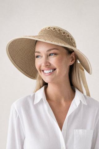 WIDE BRIM VISOR HAT