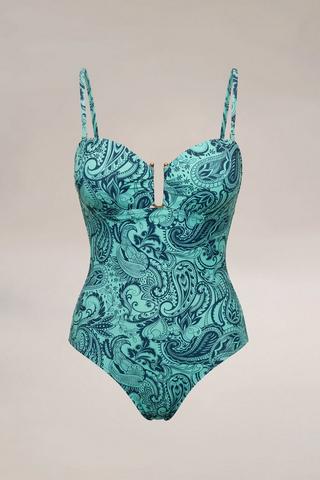 PAISLEY PRINT SWIMSUIT