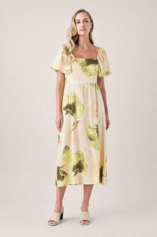 ALINE FLORAL PRINT DRESS