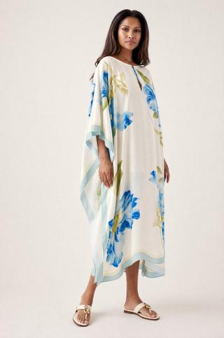 KAFTAN DRESS LILY BLUE