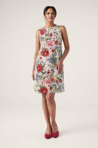 SHIFT DRESS BOTANICAL PRINT