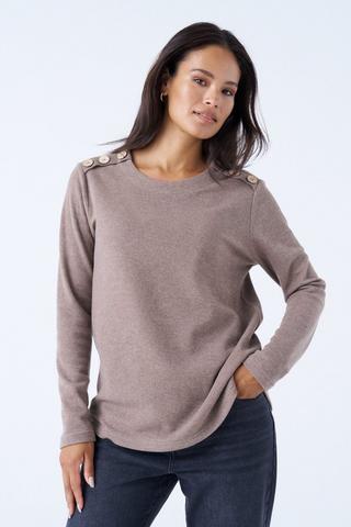 TEXTURE TOP TAUPE