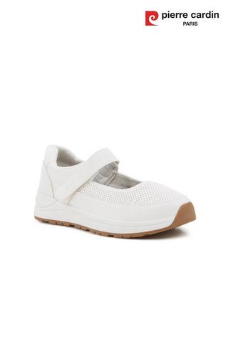 MARYJANE WHITE SNEAKERS - Pierre Cardin